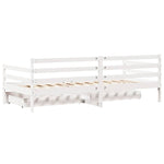 Daybed with Drawers without Mattress 80x200 cm Solid Wood - Bargainia.com - 