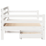 Daybed with Drawers without Mattress 80x200 cm Solid Wood - Bargainia.com - 