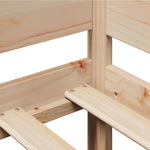 Daybed with Drawers without Mattress 80x200 cm Solid Wood - Bargainia.com - 