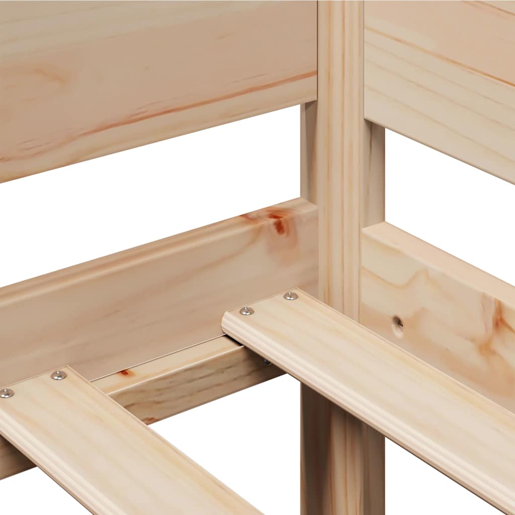 Daybed with Drawers without Mattress 80x200 cm Solid Wood - Bargainia.com - 