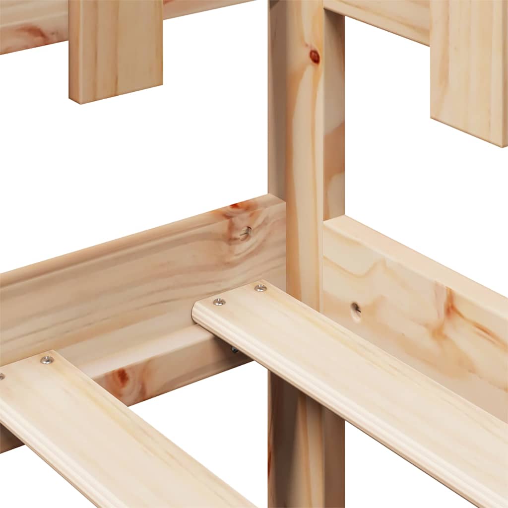 Daybed with Drawers without Mattress 80x200 cm Solid Wood - Bargainia.com - 