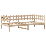 Daybed with Drawers without Mattress 80x200 cm Solid Wood - Bargainia.com - 
