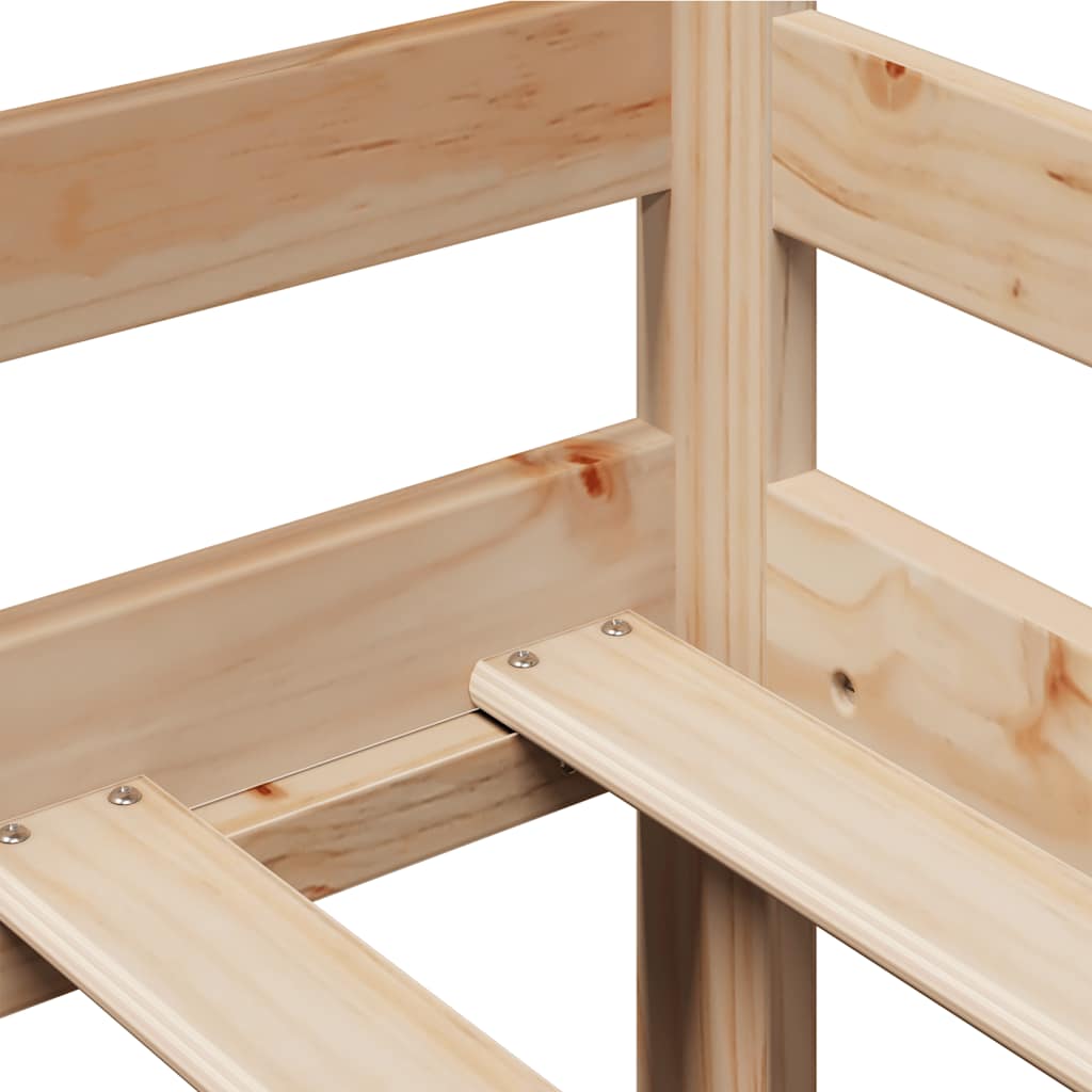 Daybed with Drawers without Mattress 80x200 cm Solid Wood - Bargainia.com - 