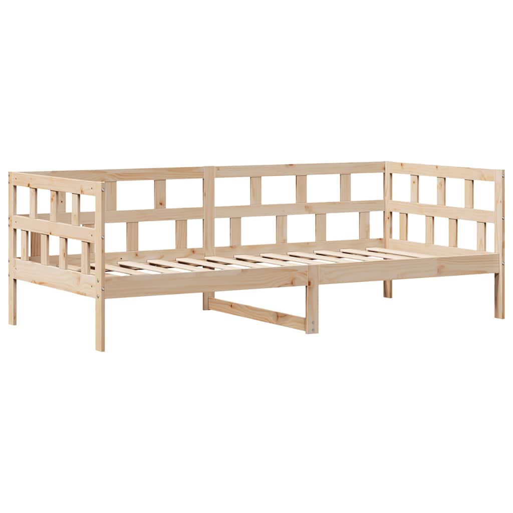 Daybed with Drawers without Mattress 90x190 cm Single Solid Wood - Bargainia.com - 