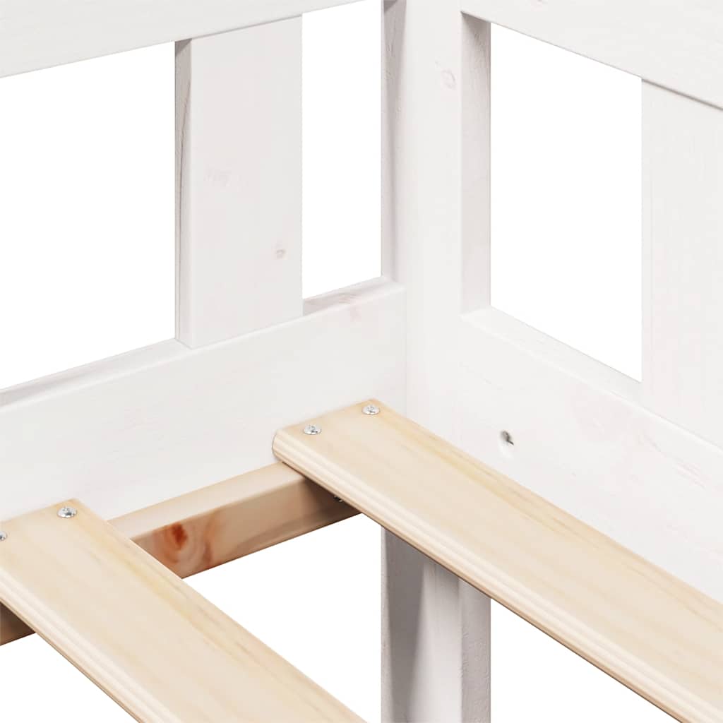 Daybed with Drawers without Mattress 90x190 cm Single Solid Wood - Bargainia.com - 