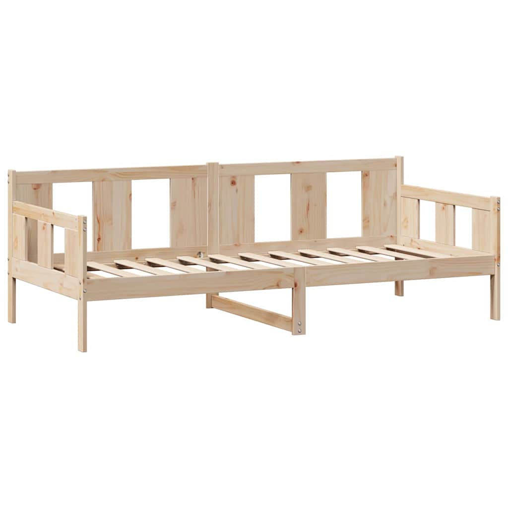 Daybed with Drawers without Mattress 90x190 cm Single Solid Wood - Bargainia.com - 