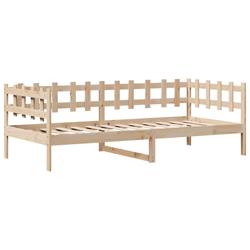 Daybed with Drawers without Mattress 90x190 cm Single Solid Wood - Bargainia.com - 