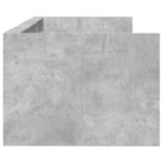 Daybed with Drawers without Mattress Concrete Grey 100x200 cm - Bargainia.com - 