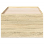 Daybed with Drawers without Mattress Sonoma Oak 90x200 cm - Bargainia.com - 
