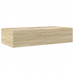Daybed with Drawers without Mattress Sonoma Oak 90x200 cm - Bargainia.com - 