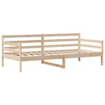 Daybed with Drawers without Mattress White 80x200 cm Solid Wood - Bargainia.com - 