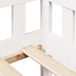 Daybed with Drawers without Mattress White 80x200 cm Solid Wood - Bargainia.com - 