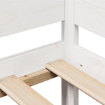 Daybed with Drawers without Mattress White 80x200 cm Solid Wood - Bargainia.com - 