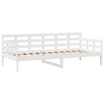 Daybed with Drawers without Mattress White 80x200 cm Solid Wood - Bargainia.com - 
