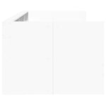 Daybed with Drawers without Mattress White 90x200 cm - Bargainia.com - 