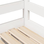 Daybed with Drawers without Mattress White 90x200 cm Solid Wood - Bargainia.com - 