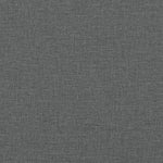 Daybed with Mattress Dark Grey 90x190 cm Fabric - Bargainia.com - 