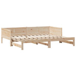 Daybed with Trundle and Drawers without Mattress 90x190 cm Single - Bargainia.com - 