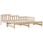 Daybed with Trundle and Drawers without Mattress 90x200 cm - Bargainia.com - 