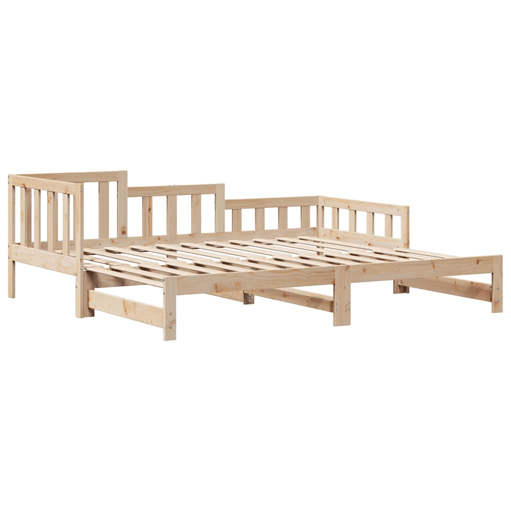 Daybed with Trundle and Drawers without Mattress 90x200 cm - Bargainia.com - 