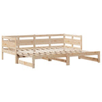 Daybed with Trundle and Drawers without Mattress 90x200 cm - Bargainia.com - 