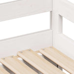 Daybed with Trundle and Drawers without Mattress White 80x200 cm - Bargainia.com - 