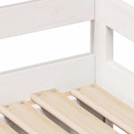 Daybed with Trundle and Drawers without Mattress White 90x190 cm Single - Bargainia.com - 