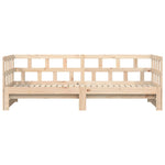 Daybed with Trundle without Mattress 80x200 cm Solid Wood - Bargainia.com - 