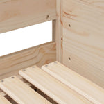 Daybed with Trundle without Mattress 90x190 cm Single Solid Wood - Bargainia.com - 