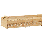 Daybed with Trundle without Mattress IRUN 90x200 cm - Bargainia.com - 