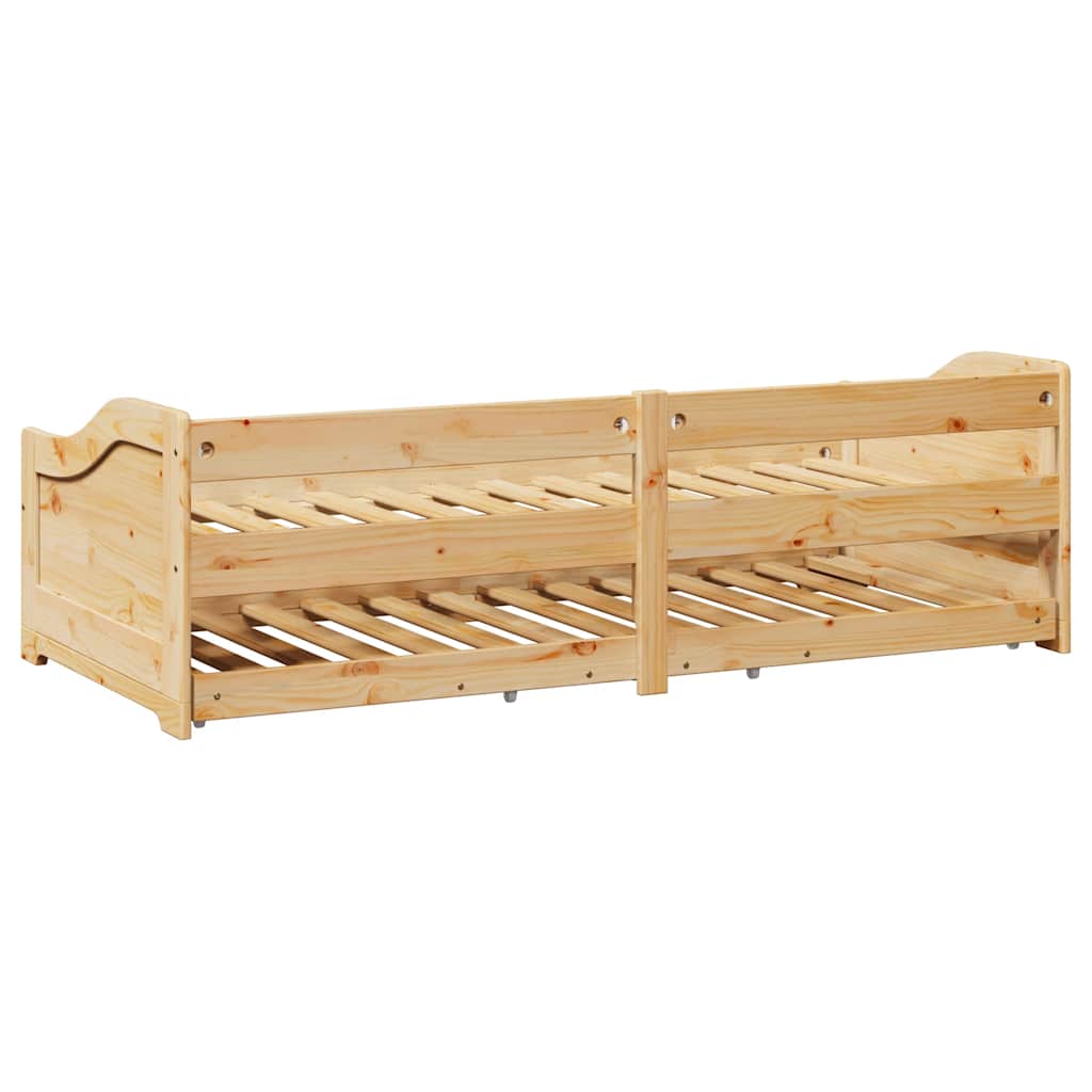 Daybed with Trundle without Mattress IRUN 90x200 cm - Bargainia.com - 