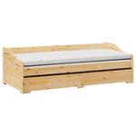 Daybed with Trundle without Mattress IRUN 90x200 cm - Bargainia.com - 