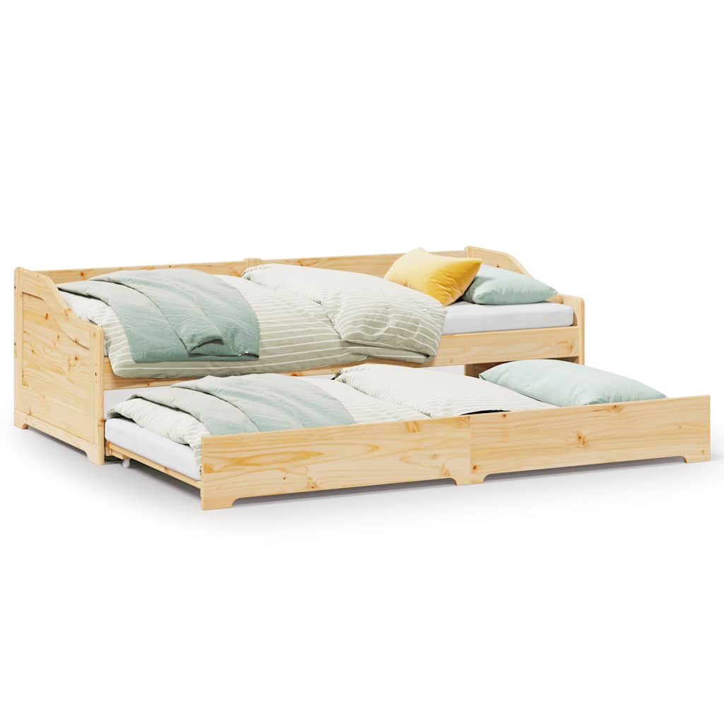 Daybed with Trundle without Mattress IRUN 90x200 cm - Bargainia.com - 