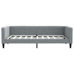 Daybed with Trundle without Mattress Light Grey 90x190 cm Single - Bargainia.com - 