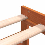 Daybed with Trundle without Mattress Wax Brown 90x200 cm Solid Wood - Bargainia.com - 