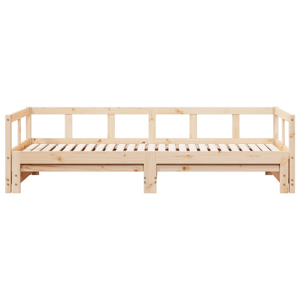 Daybed without Mattress 90x190 cm Solid Wood Pine - Bargainia.com - 