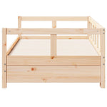 Daybed without Mattress 90x190 cm Solid Wood Pine - Bargainia.com - 
