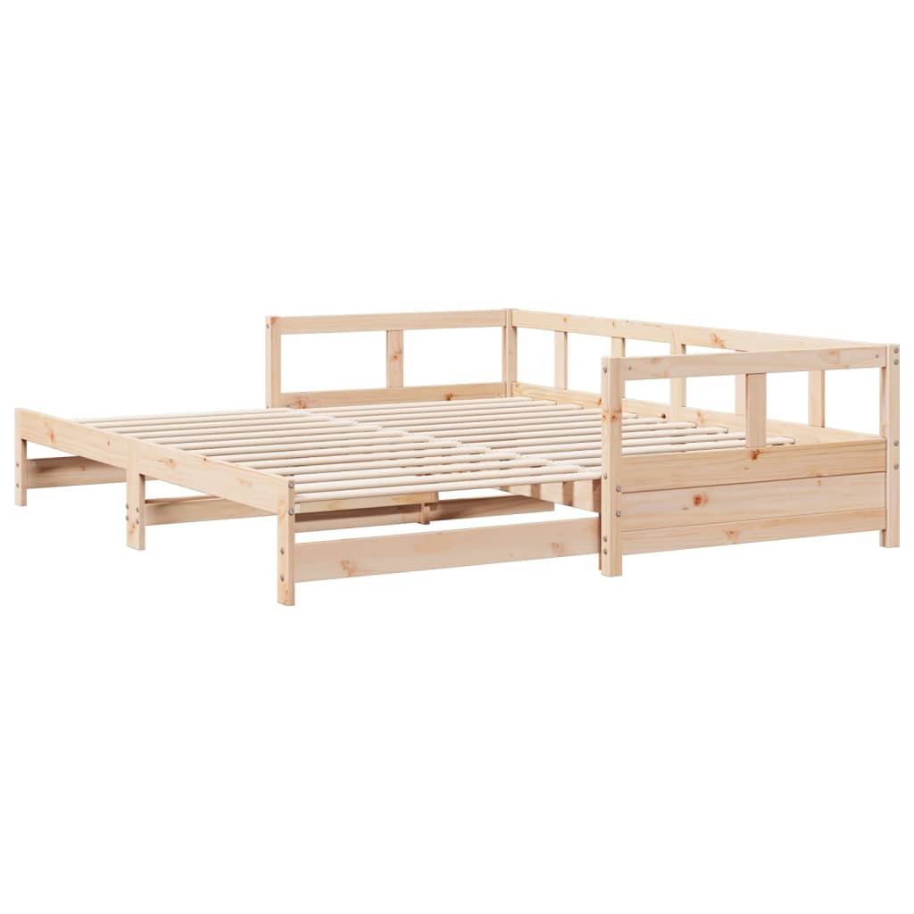 Daybed without Mattress 90x190 cm Solid Wood Pine - Bargainia.com - 