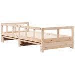 Daybed without Mattress 90x190 cm Solid Wood Pine - Bargainia.com - 