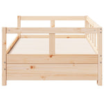 Daybed without Mattress 90x200 cm Solid Wood Pine - Bargainia.com - 
