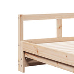 Daybed without Mattress 90x200 cm Solid Wood Pine - Bargainia.com - 