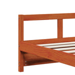Daybed without Mattress Wax Brown 80x200 cm Solid Wood Pine - Bargainia.com - 