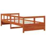 Daybed without Mattress Wax Brown 80x200 cm Solid Wood Pine - Bargainia.com - 