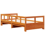 Daybed without Mattress Wax Brown 90x190 cm Solid Wood Pine - Bargainia.com - 