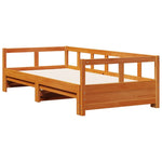 Daybed without Mattress Wax Brown 90x190 cm Solid Wood Pine - Bargainia.com - 