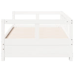 Daybed without Mattress White 80x200 cm Solid Wood Pine - Bargainia.com - 