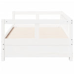 Daybed without Mattress White 90x190 cm Solid Wood Pine - Bargainia.com - 