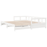 Daybed without Mattress White 90x190 cm Solid Wood Pine - Bargainia.com - 