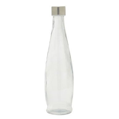Dayla Clear Glass 1000Ml Bottle With Metal Lid - Bargainia.com - 5018705400174