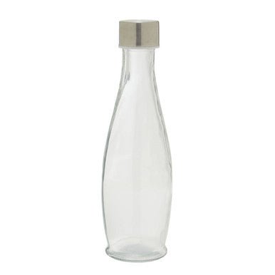 Dayla Clear Glass 550Ml Bottle With Metal Lid - Bargainia.com - 5018705400297